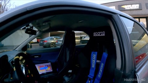 Subaru Impreza STI screamer pipe dyno sound