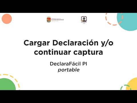 Cómo cargar y/o continuar la captura de una Declaración Patrimonial y de Intereses.