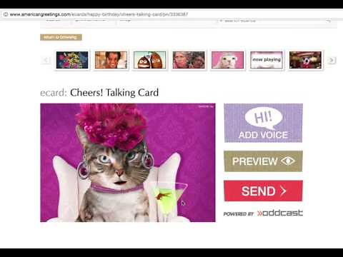 How to send an eCard - with American Greetings