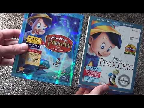 Pinocchio Signature Collection Blu-Ray Unboxing from Disney