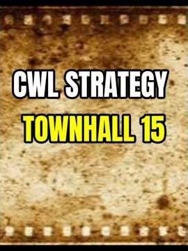 Cwl Strategy Townhall 15 #clashofclans #coc #cocindonesia