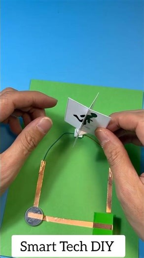 DIY Paper Animation Science Project | Simple Electric Motor Experiment#DIYScience #ScienceProject