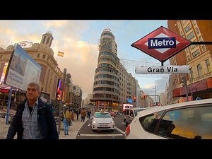 MADRID, GRAN VIA — Spain (España) Walking Tour 🇪🇸