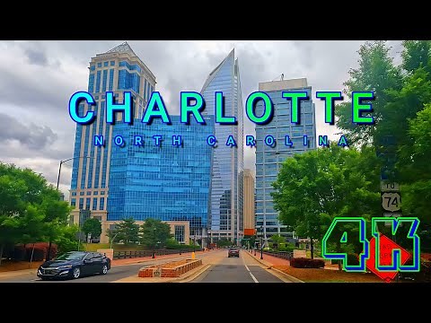 Charlotte Drive Part 1/2, North Carolina 4K - UHD