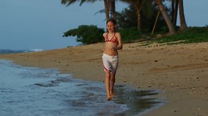 Girl Running On Beach Stock Footage Video (100% Royalty-free) 11699465 | Shutterstock