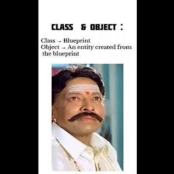 Class vs. Object in Java Explained ☕ #java #coding #programming #viral #trending #vishnuvardhan #