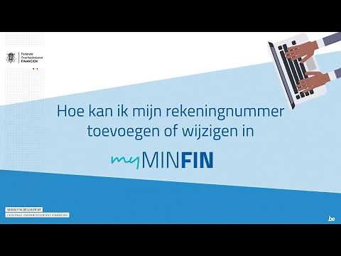 Hoe kan ik mijn rekeningnummer wijzigen met MyMinfin?