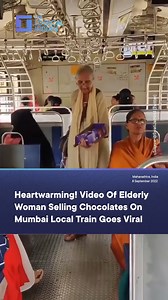 91K views · 1.3K reactions | A video of an elderly woman selling chocolates on a Mumbai local train has melted the hearts of lakhs of people. The video shows the elderly woman approaching passengers on the local train with a box of chocolates and other food items. Netizens are appreciating her spirit as even in old age when people might ask for help from others, she is working hard to earn money independently. #mumbai #maharashtra #inspiring | The Logical Indian | Facebook