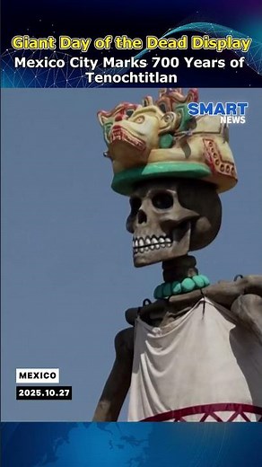 Giant Day of the Dead Altar Unveiled in Mexico City, Commemorating 700 Years of the Aztec Capital