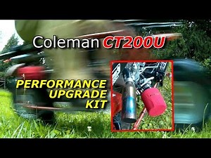 Coleman CT200U Mini Bike- Performance Upgrades and Quick Ride