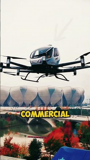 World’s First Passenger Drone Test by EHang in China! 🤯