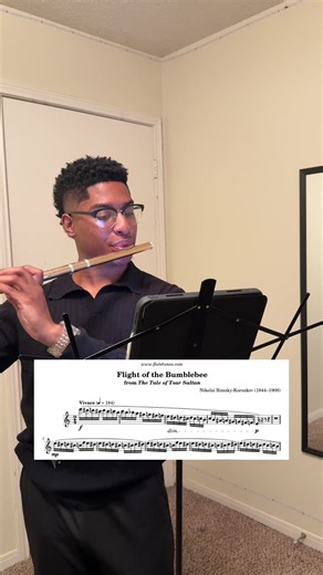 flight of the bumblebee challenge 🐝 #flute #music #classicalmusic #real