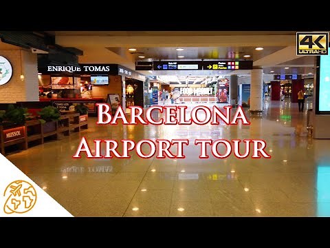 Barcelona Airport BCN Spain Travel Tour Josep Tarradellas Barcelona El Prat Aeropuerto