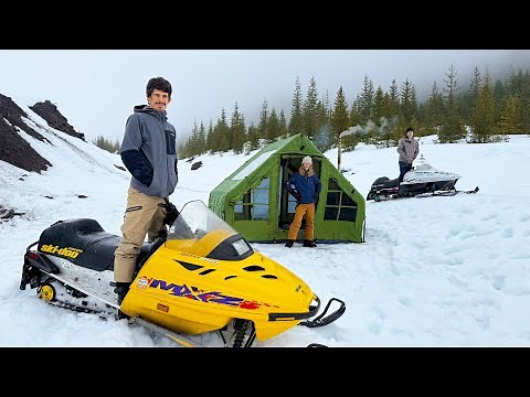 We Bought the Cheapest Snowmobiles on Facebook Marketplace and Had a Remote Winter Adventure