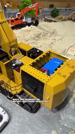 Let's see how to install a battery in my excavator!