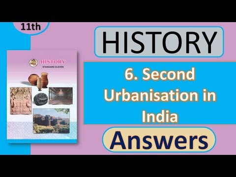 Class 11 History Chapter 6 – Second Urbanisation in India | Question Answer | Maharashtra Board