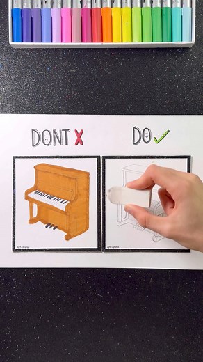 159K views · 1.4K reactions | How Realistic Can a Piano Drawing Get? ✨勞 | Gaspi - Artist Oh My God | Facebook