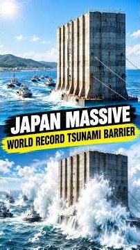 The Deep Ocean Engineering Behind Japan Massive World Record Tsunami Barrier