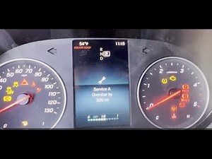 How to reset the Service A Oil Maintenance on Newer Mercedes Benz Sprinter Cargo Van 2022 Diesel oil
