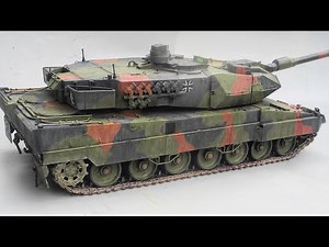 Trumpeter 00966 1/16 German Leopard 2A6 Main Battle Tank Model Part 2