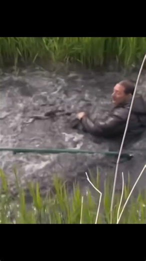 Bro Tried To Pole Vault a River and Got Humiliated 😭🌊Man reall said trust the stick