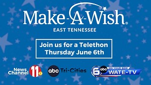 11K views · 25 reactions | News Channel 11 is partnering with our Knoxville sister station, WATE-TV, to help make wishes come true. Join us Thursday, June 6 for our telethon to raise money for Make-A-Wish East Tennessee! | WJHL | Facebook
