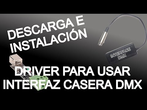 👉DESCARGA E INSTALACIÓN DRIVER PARA INTERFAZ DMX CASERA✅
