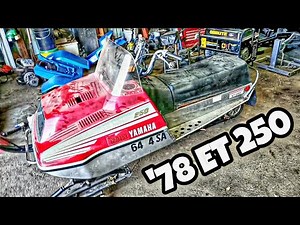 We Bought This MINT 1978 Yamaha Enticer 250cc Snowmobile for Super CHEAP - (ET250)