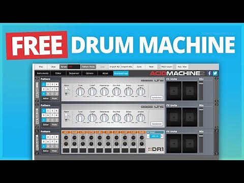 Acid Machine 2 - FREE Online Drum Machine ( 3 Drum Kits )
