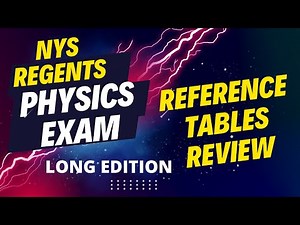 Regents Physics Exam Reference Table Review with Practice Problems #regentsphysics