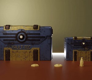 MTG Fallout DECK BOX COMPATIBLE WITH 4 COMMANDER DECKS: Vault-tec Crate #018