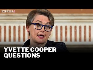 LIVE: Yvette Cooper answers questions at Foreign Affairs Committee