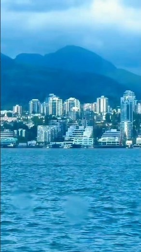 Panoramic views between two cities | Vancouver and North Vancouver, BC, Canada