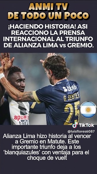 #alianzalima #haciendo #historia #asi #reacciono #la #prensa #internacional #al #triunfo #de #alianzalima #vsp #gremio #de #brasil