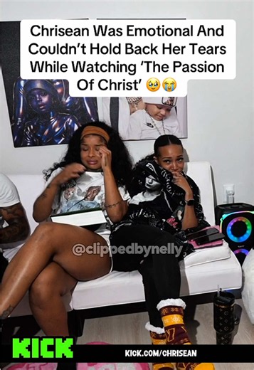 Chrisean Was Emotional And Couldn’t Hold Back Her Tears While Watching The Passion Of The Christ 🥹😭 #chrisean #stream #thepassionofthechrist #movie #fyp