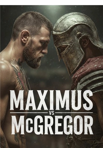 Maximus vs McGregor: Epic Showdown in Gladiatorial Style