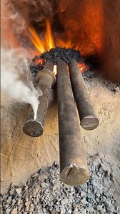 Car Axle Heating Process — Watch the Smoke! #heating