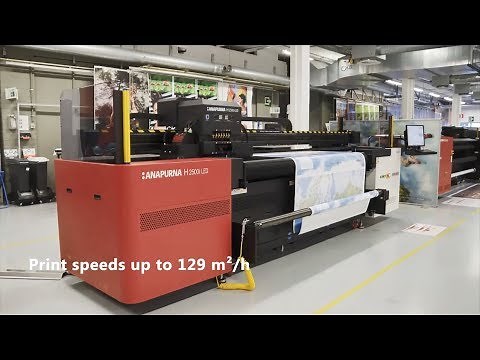 Agfa Anapurna H1650i, H2050i, H2500i & H3200i LED inkjet printers
