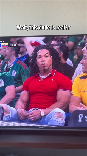 Did you see this dude at the Mexico vs Ecuador game last night? #dominicanpapi #dominican #worldcup #mexico #ecuador