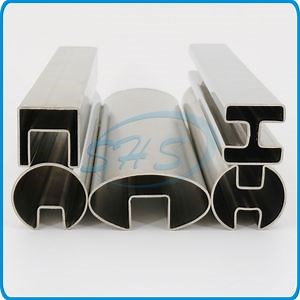 [Hot Item] Stainless Steel Welded Slotted Pipe for Glass Railing