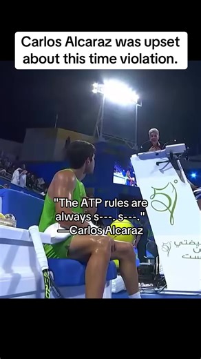 Carlos Alcaraz Expresses Frustration Over Time Violation