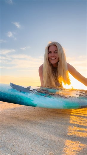 @seadimension on Instagram: "EXPLORING NEW DEPTHS A very compressed look at the work in progress of my mixed media recycled surfboard art piece which I donated to SASSVI this week. This was a creative dive I never would have expected to go on, but it took me on a very rewarding journey for sure, with the understanding that touch and feel is a large component of the art experience for many. #seadimension #accessibleart #oceanartwork Many short video clips of Hannah in her studio show her working 