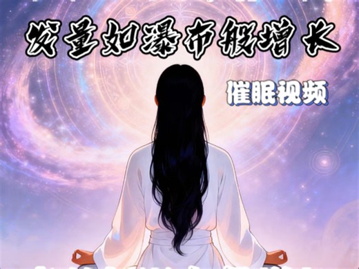 发量暴增催眠视频 显化发量如瀑布般增多