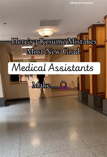 Go back and double check your resume friend! If you need assistance dm me🫶🏾💗 #medicalassistantlife #medicalassistantsoftiktok #medicalassistant #fyp #medicalassistantstudent