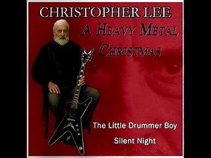 Have a heavy metal Christmas with Christopher Lee