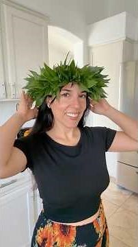 Ti Leaf (Lāʻī kī) Lei Po'o Tutorial
