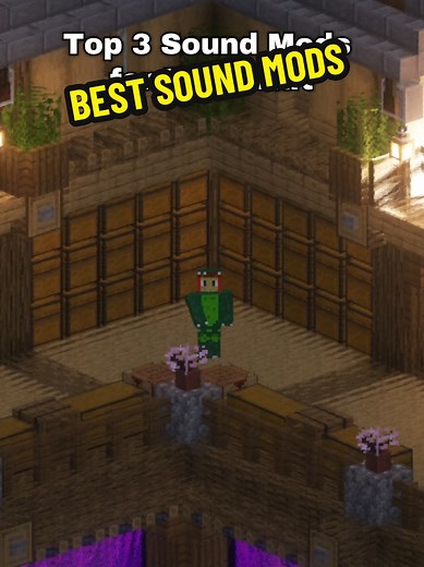 Best 3 Sound Mods to Enhance Minecraft! #minecraft #asmr #gaming #minecraftmemes #sound