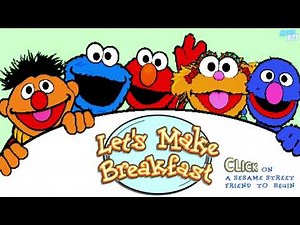 Sesame Street's - Let's Make Breakfast (PC,Flash) Longplay