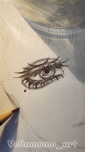 Drawing a semi realistic face with pencil #art #aesthetic #semirealism #pencildrawing