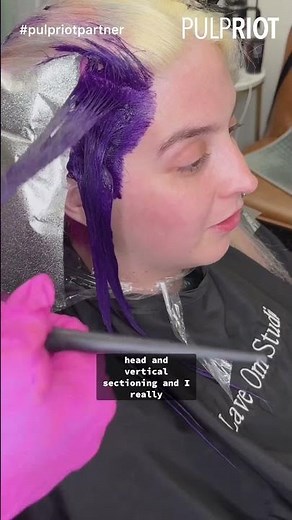 SUMMER HAIR TRENDS | Chunky Purple Highlights with #PulpRiot 🫟
